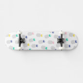Abstracte anananassen persoonlijk skateboard (Horizontaal)