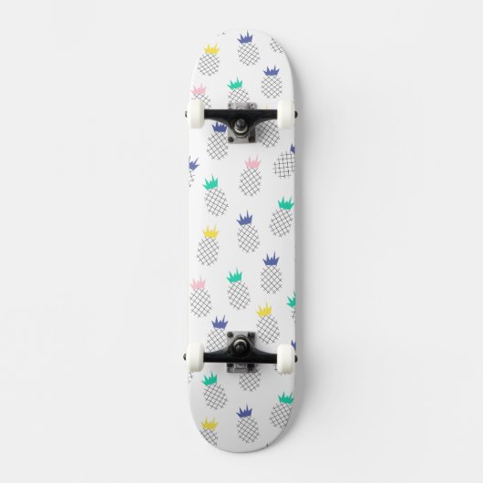 Abstracte anananassen persoonlijk skateboard (Voorkant)