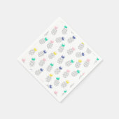 Abstracte anananassen servet (Hoek)