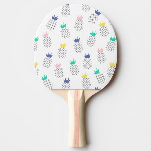 Abstracte anananassen tafeltennisbatje (Voorkant)