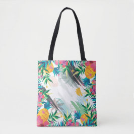 Abstracte ananas tote bag
