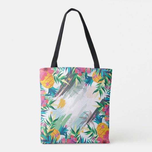 Abstracte ananas tote bag (Achterkant)
