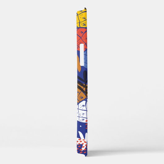 Abstracte ananassen bladeren  patroon Case-Mate iPhone case (Achterkant / Rechts)