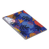 Abstracte ananassen bladeren  patroon notitieboek (Rechterzijde)