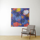 Abstracte ananassen bladeren  patroon wandkleed (In Situ (horizontaal))