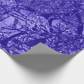 Abstracte Anatomie Lichaam Natuur Cel Goud Blauw I Cadeaupapier (Hoek)