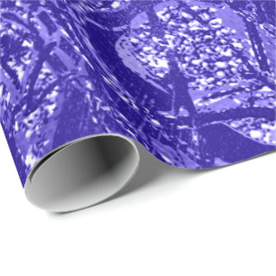 Abstracte Anatomie Lichaam Natuur Cel Goud Blauw I Cadeaupapier