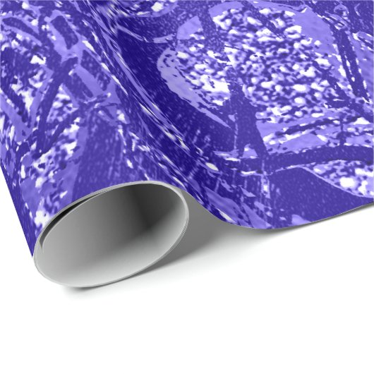 Abstracte Anatomie Lichaam Natuur Cel Goud Blauw I Cadeaupapier (Rol Hoek)