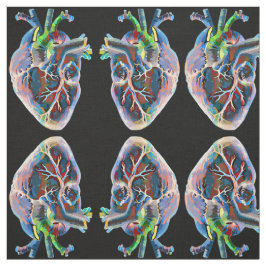 Abstracte anatomie Menselijk hart Oorspronkelijke  Stof