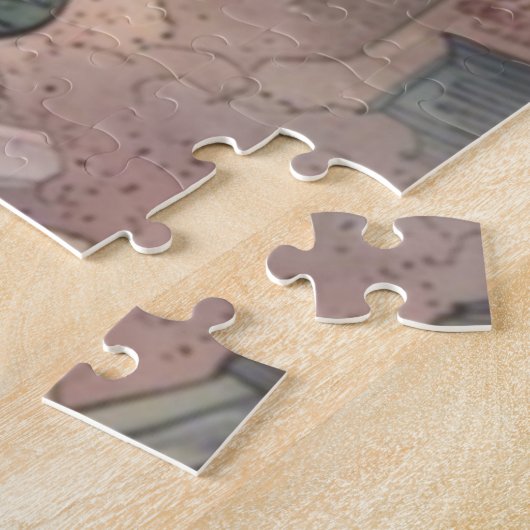 Abstracte Anatomische Cyborg Jigsaw Puzzel (Zijkant)