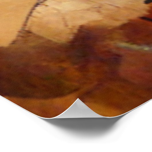 Abstracte anatomische cyborg poster (Hoek)