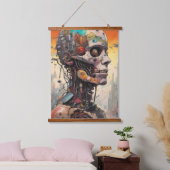 Abstracte Anatomische Cyborg Wandtapijt Hangend Wandkleed (Slaapkamer)