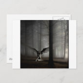 Abstracte Angel Fallen Angel Briefkaart (Voorkant / Achterkant)