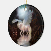Abstracte Angel White Horse Keramisch Ornament (Links)
