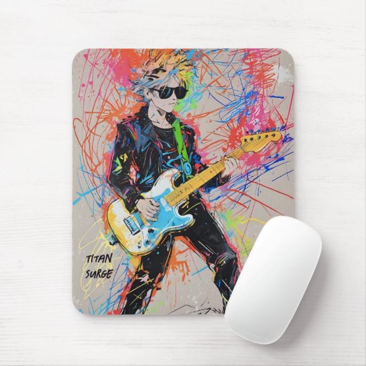 Abstracte anime muismat (Met muis)