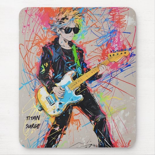 Abstracte anime muismat (Voorkant)