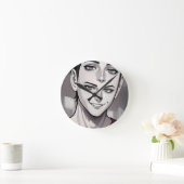 Abstracte Anime wandklok (Huis)