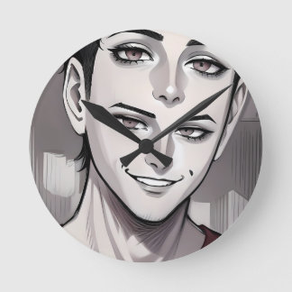 Abstracte Anime wandklok