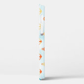Abstracte ankers: waterverf streeppatroon. Case-Mate iPhone case (Achterkant / Links)