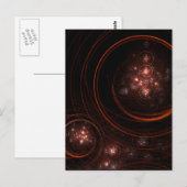 Abstracte ansichtkaart met sterrenlicht briefkaart (Voorkant / Achterkant)