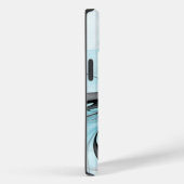 Abstracte Anthracietgrijs Blauw Moderne Fractale K Case-Mate iPhone Case (Achterkant / Rechts)