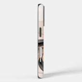 Abstracte Anthracite Gray Sienna Modern Fractal Ar Case-Mate iPhone Case (Achterkant / Rechts)