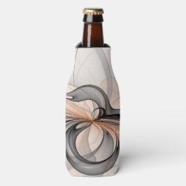 Abstracte Anthracite Gray Sienna Modern Fractal Ar Flesjeskoeler