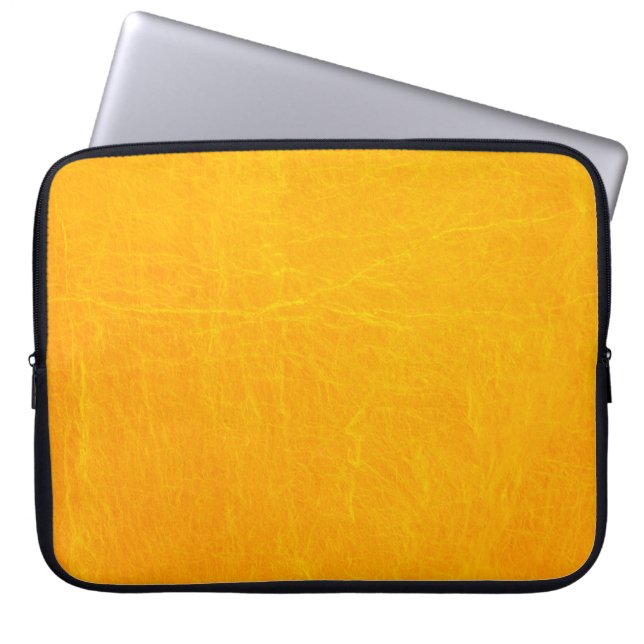 abstracte, antiek, kunstmatige gouden kleurenachte laptop sleeve (Voorkant)