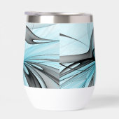 Abstracte antracite grijs blauwe, moderne fractale (Rechts)