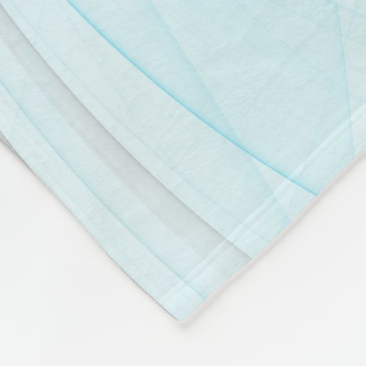 Abstracte antracite grijs blauwe, moderne fractale fleece deken (Hoek)