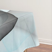 Abstracte antracite grijs blauwe, moderne fractale tafelkleed (Voorbeeld)