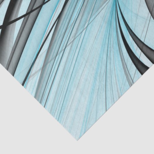 Abstracte antracite grijs blauwe, moderne fractale tissuepapier (Detail)