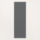 Abstracte antracite grijs blauwe, moderne fractale yogamat (Achterkant)