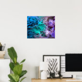 Abstracte Apophysis Fractal I Poster (Thuiskantoor)
