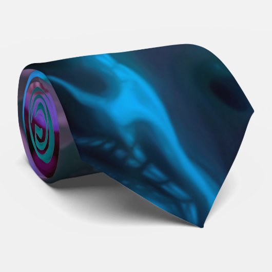 Abstracte Apophysis Fractal I Stropdas (Opgerold)