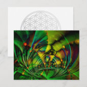 Abstracte Apophysis Fractal II Briefkaart (Voorkant / Achterkant)
