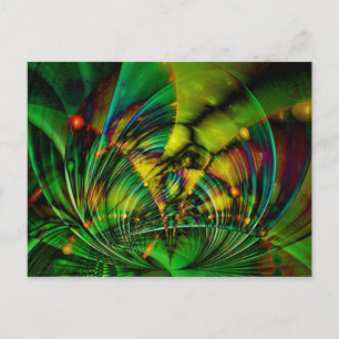 Abstracte Apophysis Fractal II Briefkaart