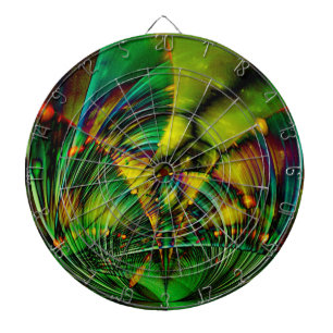 Abstracte Apophysis Fractal II Dartbord