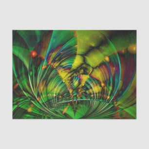 Abstracte Apophysis Fractal II + jouw tekst & idee Tissuepapier