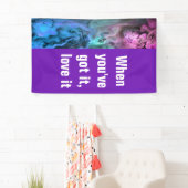 Abstracte Apophysis Fractal II + uw ideeën Spandoek (Insitu)