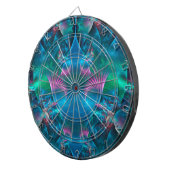 Abstracte Apophysis Fractal III Dartbord (Voorkant Rechts)