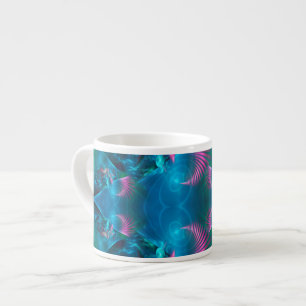 Abstracte Apophysis Fractal III Espresso Kop