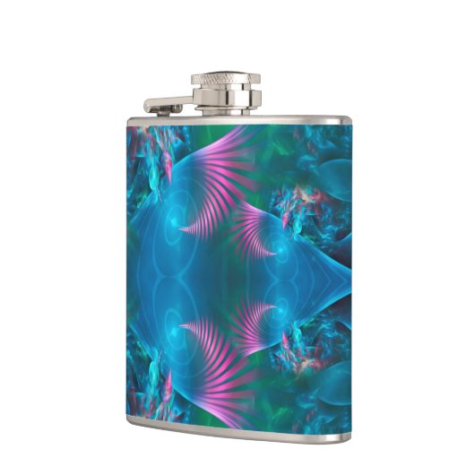 Abstracte Apophysis Fractal III Heupfles (Links)