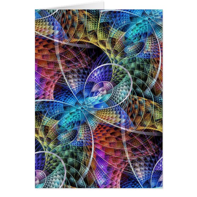 Abstracte Apophysis Fractal X (Voorkant)