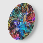 Abstracte Apophysis Fractal X Grote Klok (Hoek)