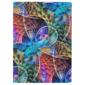 Abstracte Apophysis Fractal X Klembord (Achterkant)
