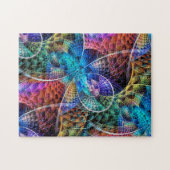 Abstracte Apophysis Fractal X Legpuzzel (Horizontaal)