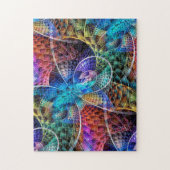 Abstracte Apophysis Fractal X Legpuzzel (Verticaal)