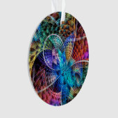 Abstracte Apophysis Fractal X Ornament (voorkant)