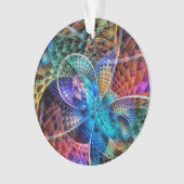 Abstracte Apophysis Fractal X Ornament (voorkant)